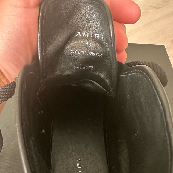 Amiri Sneakers (mens) size 43 (10) - Picture 5 of 6